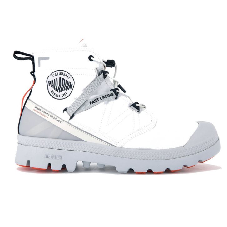 Bottes Palladium Pampa Travel Lite+ Imperméables Femme Blanche | FR MND396C